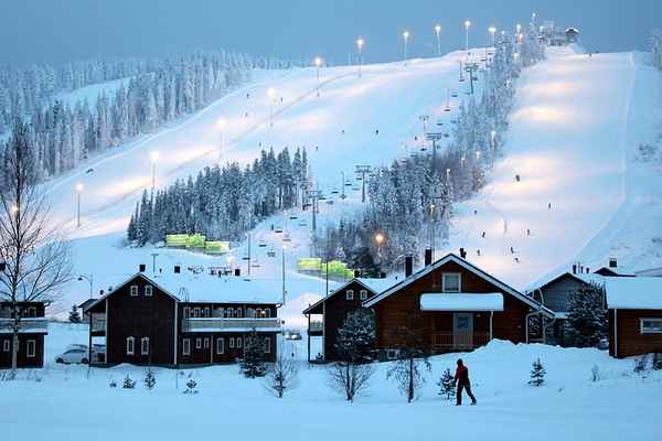 Самые лучшие горнолыжные курорты Финляндии 2023