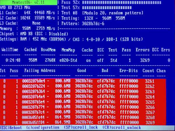 Тест ОЗУ (RAM): проверка оперативной памяти на ошибки