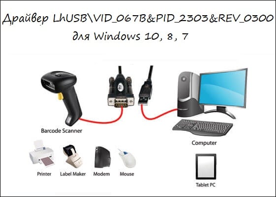 Драйвер USBVID_067B&PID_2303&REV_0300 для Windows 10, 8, 7