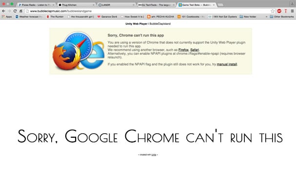 Sorry Google Chrome can't run this app как исправить