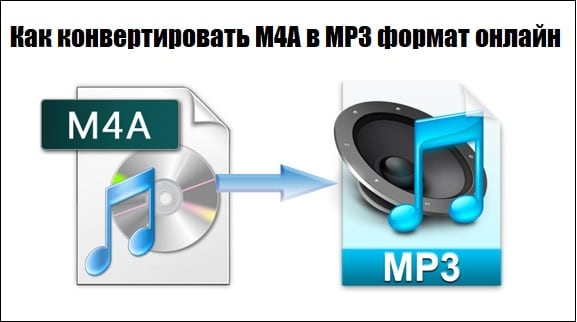 Как конвертировать M4A в MP3 формат онлайн